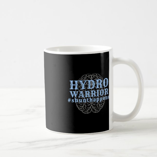 Hydrocephalus Walk Hydro Warrior Shunt Happens  Coffee Mug (Right)