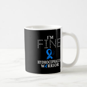Hydrocephalus Warrior I'm Fine Feather Coffee Mug