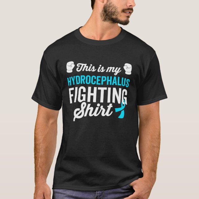 Hydrocephalus Warrior Survivor Awareness Get Well  T-Shirt (Front)