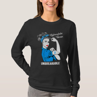 Hydrocephalus Warrior Unbreakable Awareness Hydro T-Shirt
