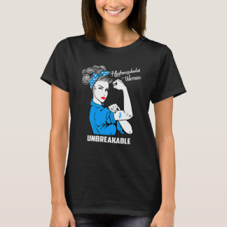 Hydrocephalus Warrior Unbreakable Awareness Hydro T-Shirt