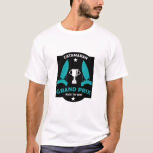 Hydrofoil Sailboat Racing T-Shirt