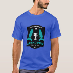 Hydrofoil Sailboat Racing T-Shirt