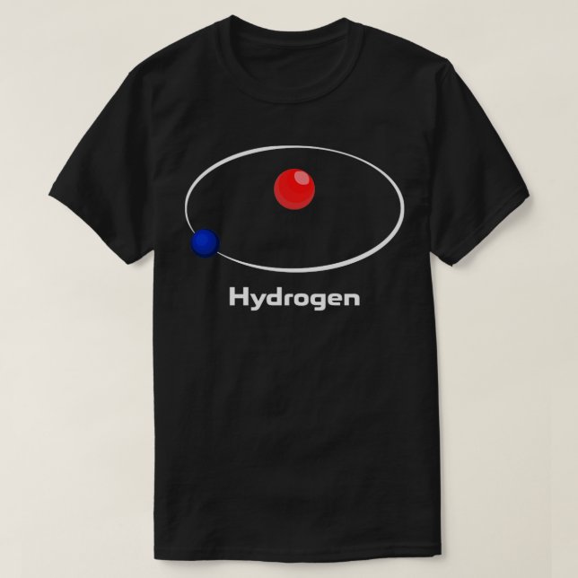 Hydrogen Atom T-Shirt (Design Front)