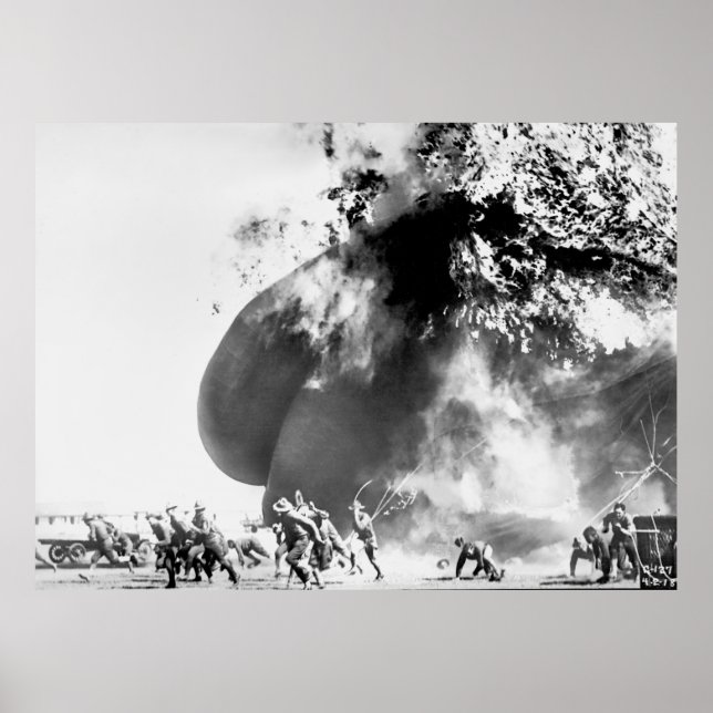 Hydrogen Balloon Accident - Ft Sill Oklahoma 1918 Poster (Front)