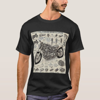 Hydrogen Motorcyle Engine T-Shirt