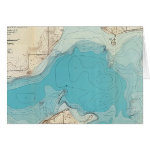 Hydrographic map Lake Mendota