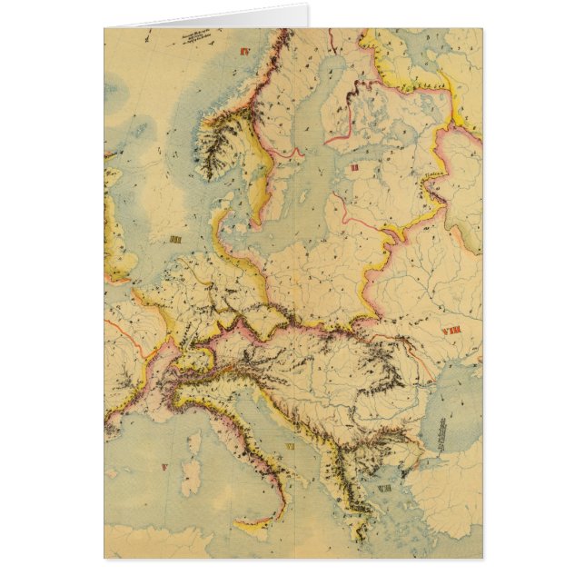 Hydrographic map of Europe (Front)