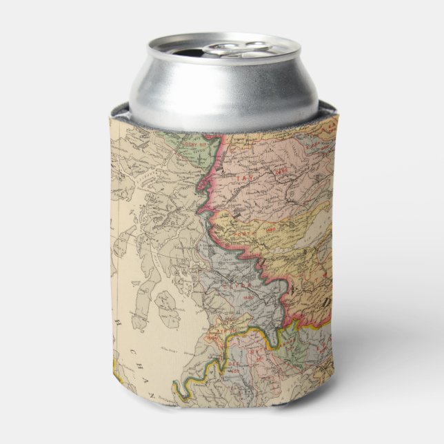 Hydrographical map, British Isles Can Cooler (Can Front)