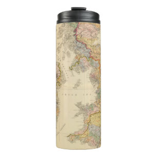 Hydrographical map, British Isles Thermal Tumbler