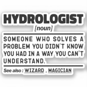 Hydrologist Noun Science Lover Student Graduation
