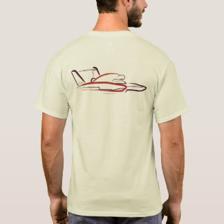 Hydroplane 01 Natural Back T-Shirt