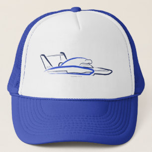 Hydroplane 01 Royal Blue Trucker Hat