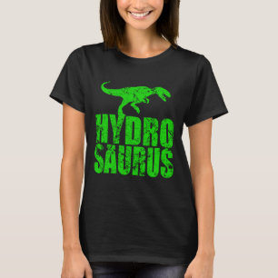 Hydroponics Dinosaur Distressed Indoor Garden Gard T-Shirt