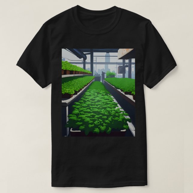 Hydroponics  T-Shirt (Design Front)