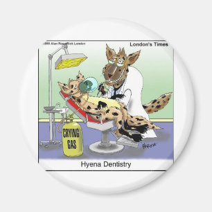 Hyena Dentistry Funny Gifts, Tees & Collectibles Magnet