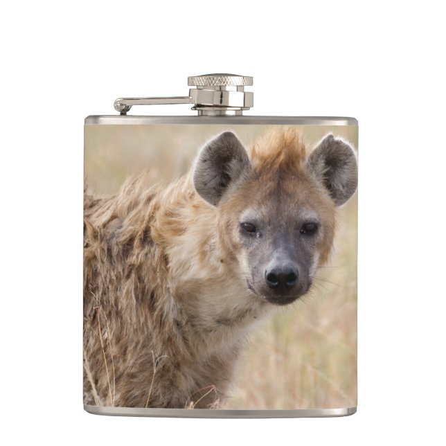 Hyena Hip Flask (Front)