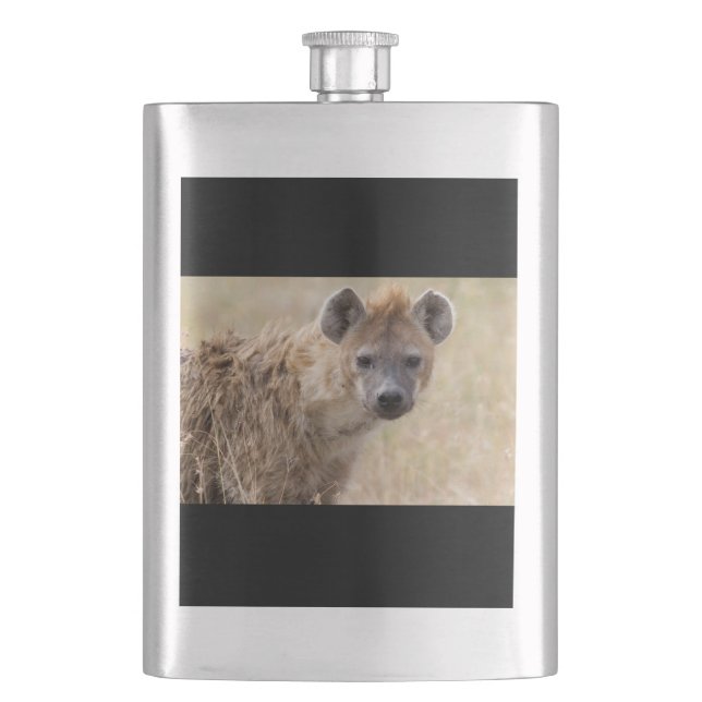 Hyena Hip Flask (Front)