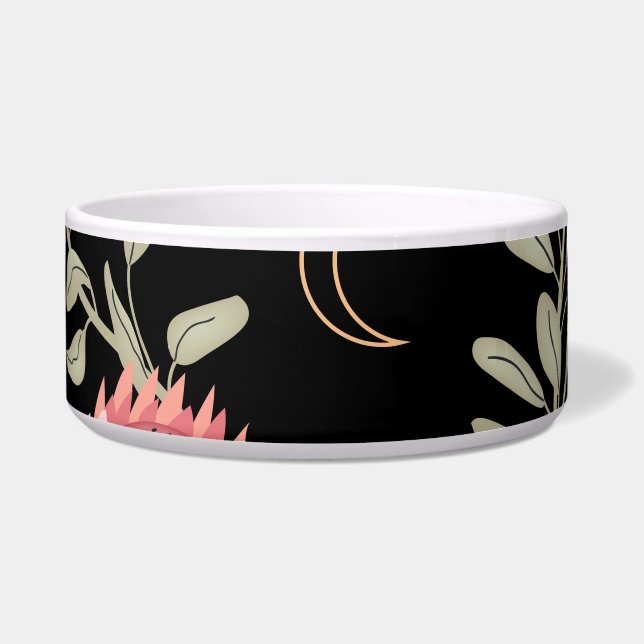 Hyena & Protea: Dark Vintage Pattern (Front)