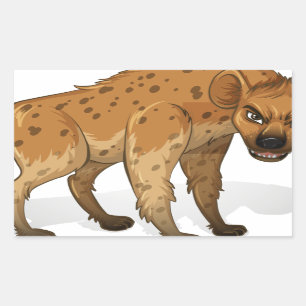 Hyena Rectangular Sticker