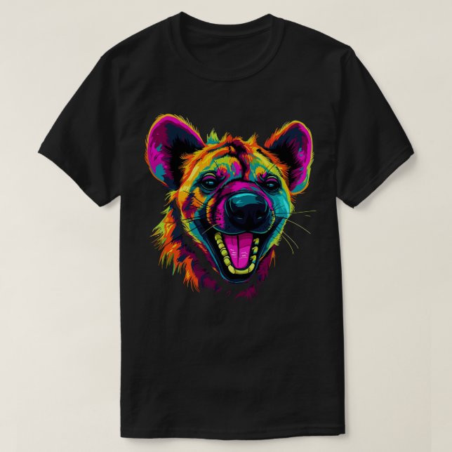 Hyena Smiling T-Shirt (Design Front)