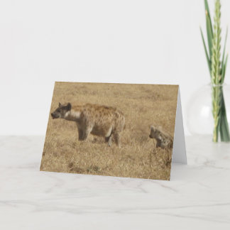 Hyenas Card