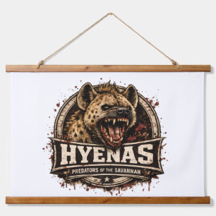 Hyenas – Predator of the Savannah Hanging Tapestry