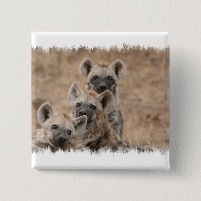 Hyenas Square Pin (Front)