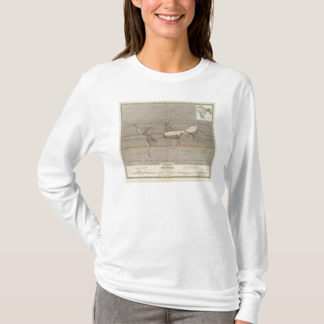 Hyetographic rain map T-Shirt (Front)