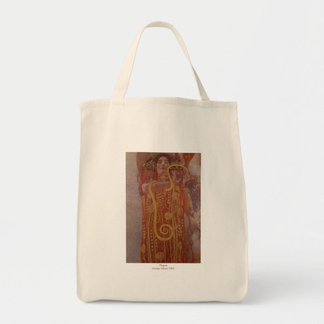 Hygeia by Gustav Klimt Tote Bag (Front)