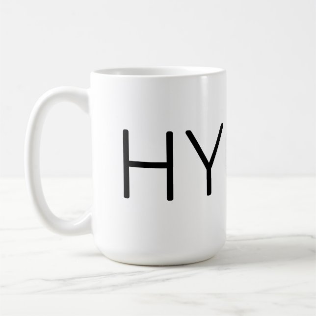 Hygge Black Coffee Mug (Left)
