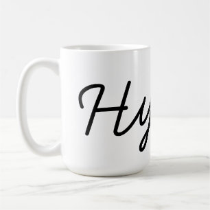Hygge Black Elegant Coffee Mug
