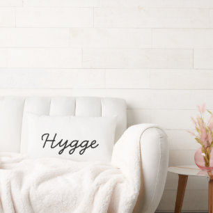 Hygge Black Elegant Lumbar Cushion