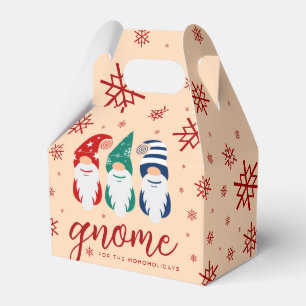 Hygge Christmas Gnome for the Holidays Snowflakes Favour Box