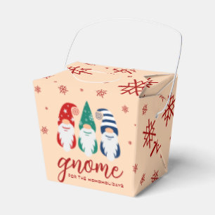 Hygge Christmas Gnome for the Holidays Snowflakes Favour Box
