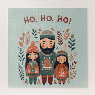 Hygge Christmas Scandinavian Cozy Family Jigsaw Puzzle