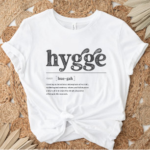 Hygge Definition Quote Scandanavian Cosy Season T-Shirt