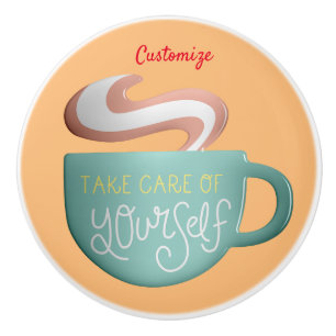 Hygge Drink Self-Care Thunder_Cove Ceramic Knob