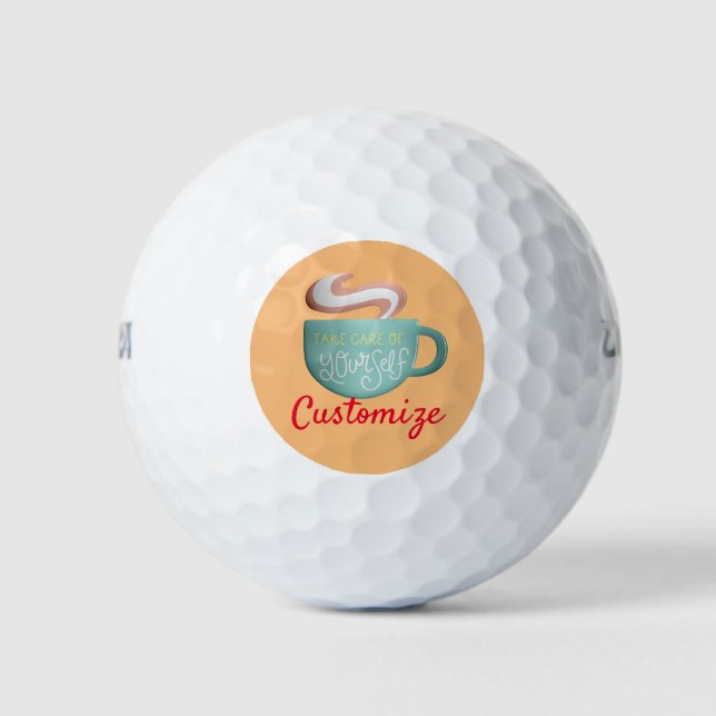 Hygge Drink Self-Care Thunder_Cove  Golf Balls (Front)