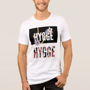 HYGGE Floral T-Shirt – Cosy Nordic Aesthetic with Tri-Blend Shirt