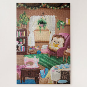 Hygge Hedgehog Jigsaw Puzzle