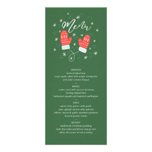 Hygge Mittens Christmas Holiday Menu