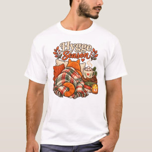 Hygge Season Cosy Winter Cat T-Shirt