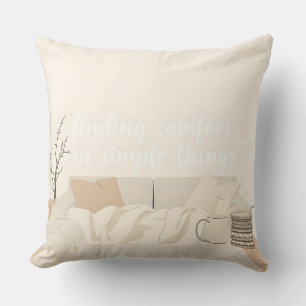 Hygge Throw Pillow Cozy Scandinavian Home Decor