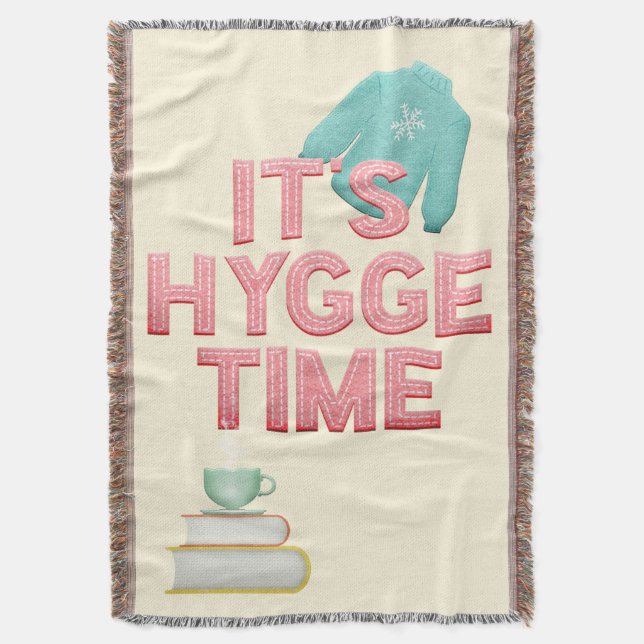 Hygge Time Throw Blanket (Front Vertical)