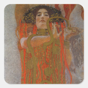 Hygieia, 1900-7 square sticker