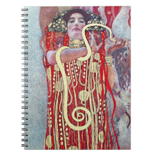 Hygieia by Gustav Klimt Notebook