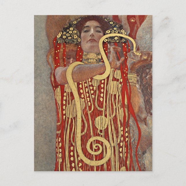 Hygieia by Gustav Klimt Postcard (Front)