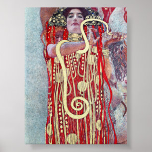 Hygieia by Gustav Klimt  Poster