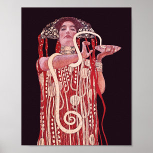 Hygieia by Gustav Klimt  Poster